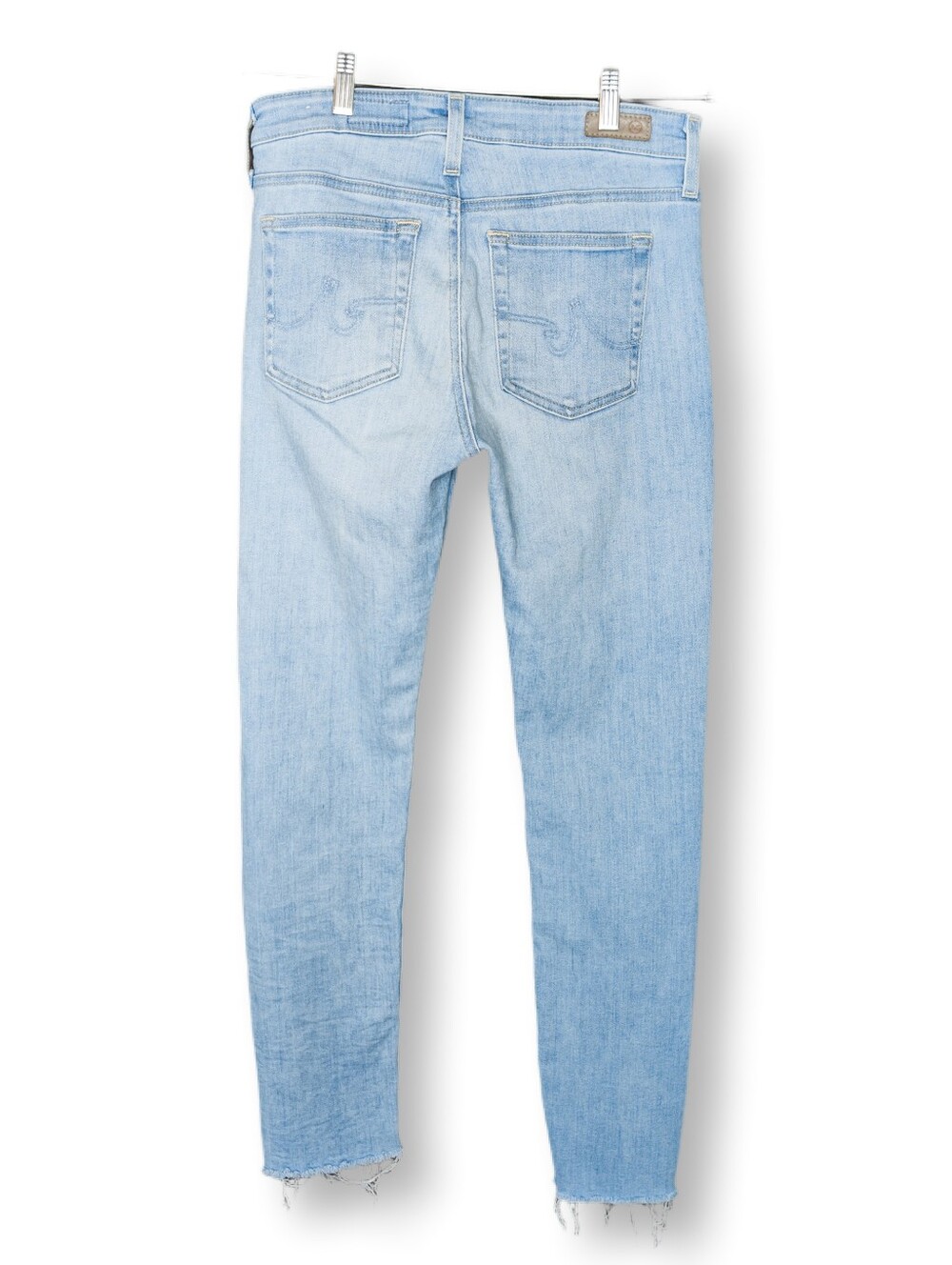 AG Farrah Ankle Skinny High Rise Light Blue Jeans Size 28 - Picture 7 of 13